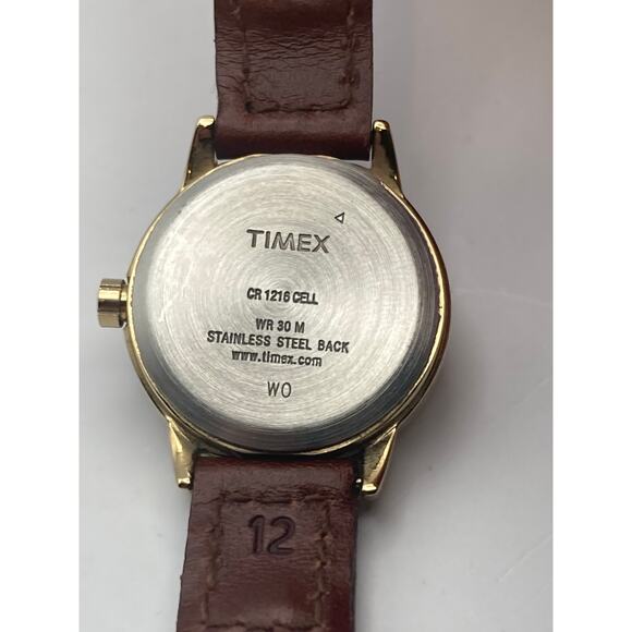 Timex Indiglo Ladies Watch 25mm - New Braided Leather Band -New Battery - WR 30m - Picture 3 of 9